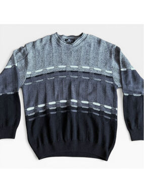 Vintage Gran Sasso 3D Coogi Style Sweater Bold Knit Pullover